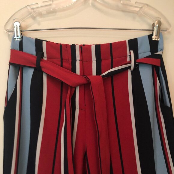 Romeo & Juliet Couture vertical-stripe pants w/ pockets sz M - Picture 3 of 10